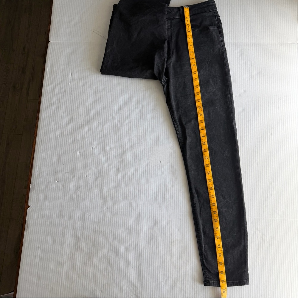 ZARA Black Skinny Jeans Women’s High Rise Stretch Denim Slim Fit Sz 10 - Picture 3 of 6